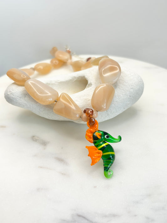 Moonkelp Muse Necklace - One Of A Kind