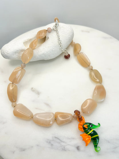 Moonkelp Muse Necklace - One Of A Kind