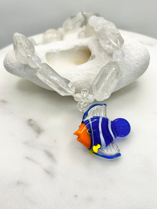 Deep Azure Necklace - One Of A Kind