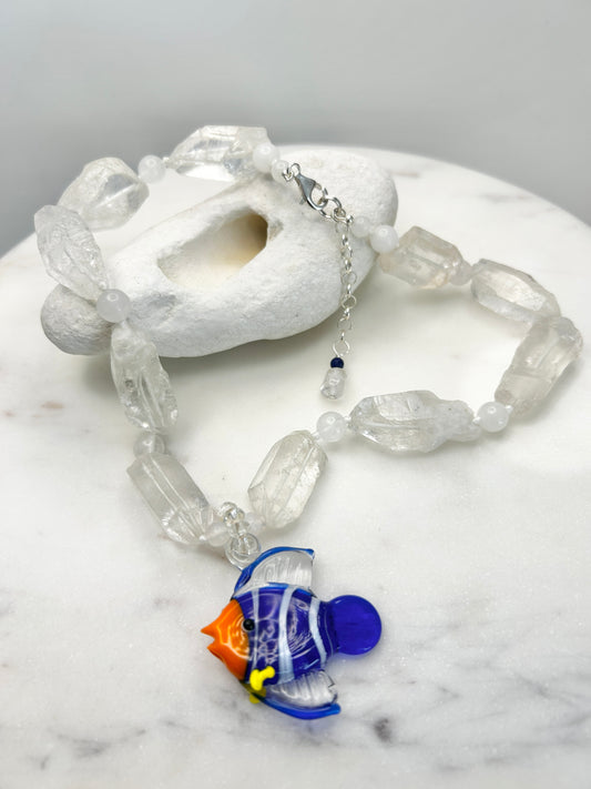 Deep Azure Necklace - One Of A Kind