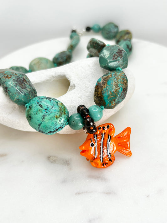 Clown Current Necklace - One Of A Kind