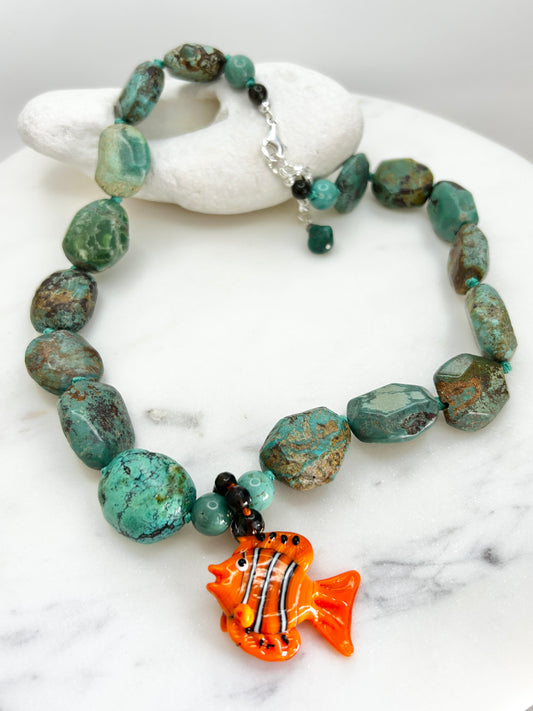 Clown Current Necklace - One Of A Kind