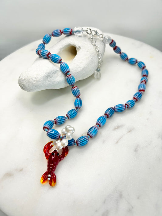 Lola Lobster Necklace