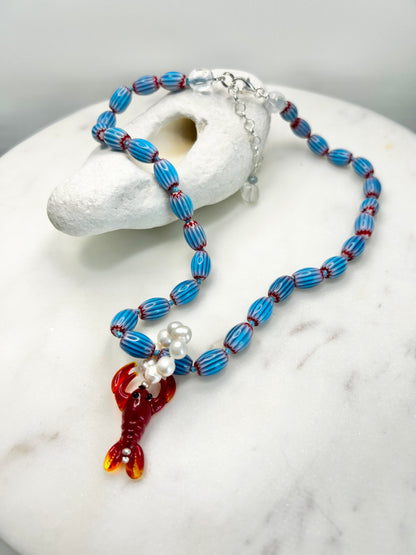 Lola Lobster Necklace