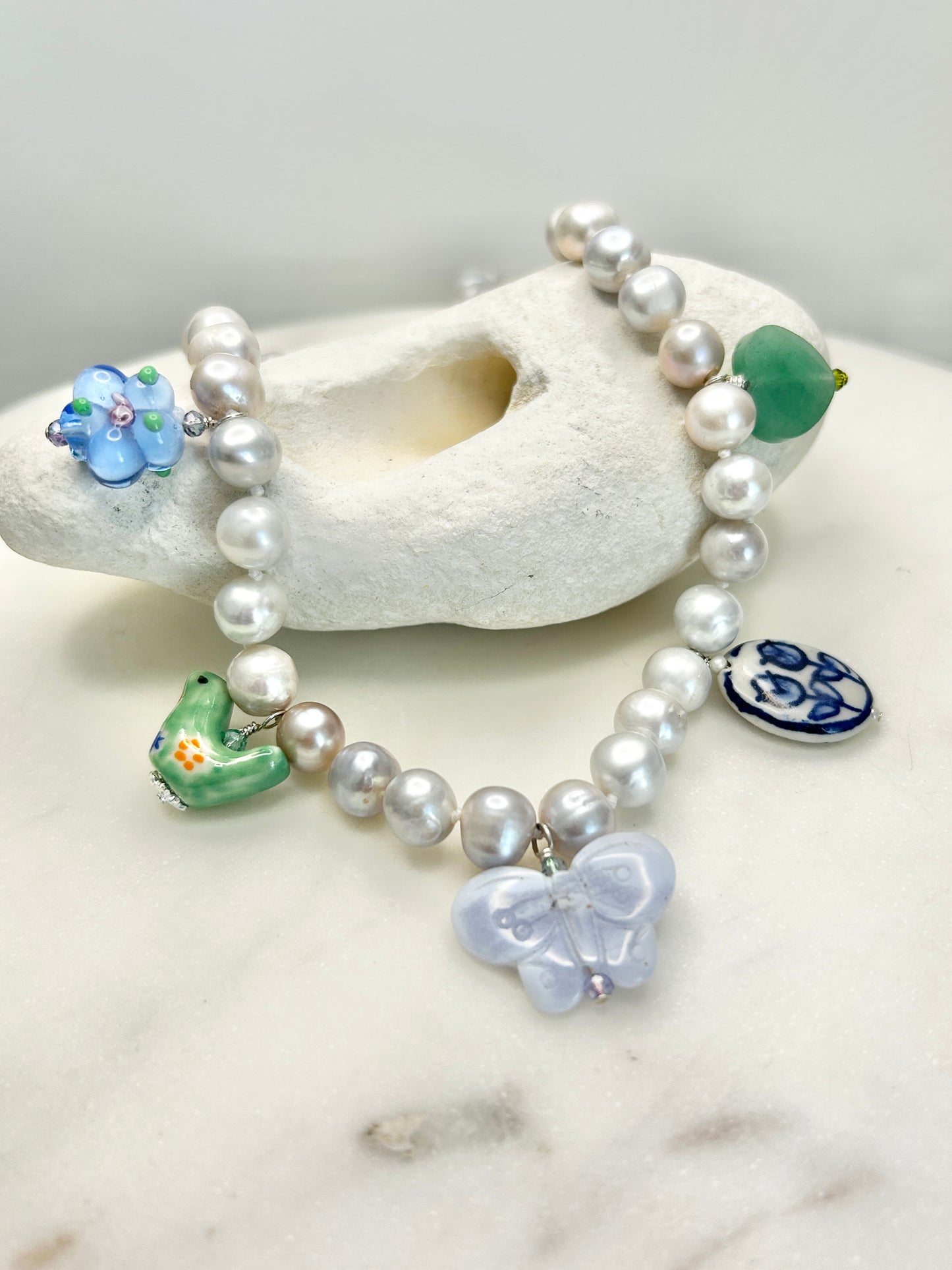 Wild Heart Garland Necklace Fern - One Of A Kind