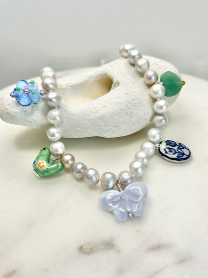 Wild Heart Garland Necklace Fern - One Of A Kind