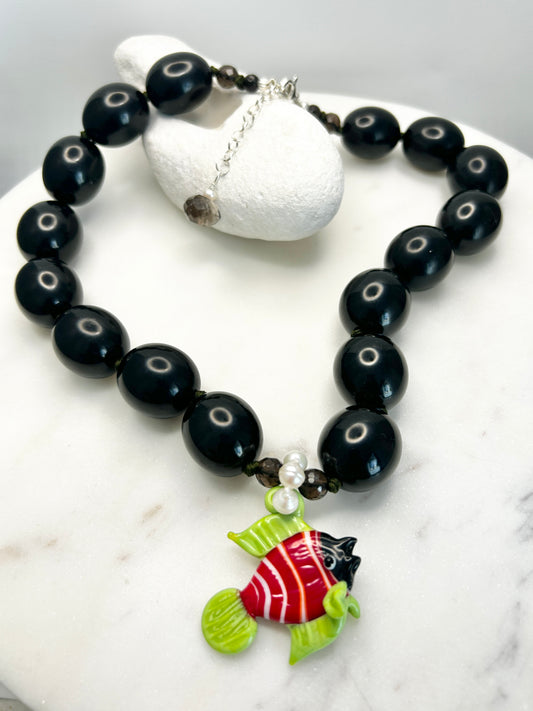 Midnight Reef Necklace - One Of A Kind