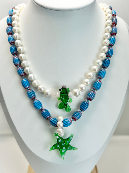 Sea Starlet Azure Necklace - One Of A Kind