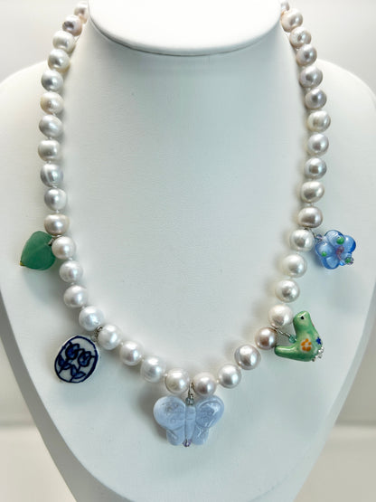 Wild Heart Garland Necklace Fern - One Of A Kind