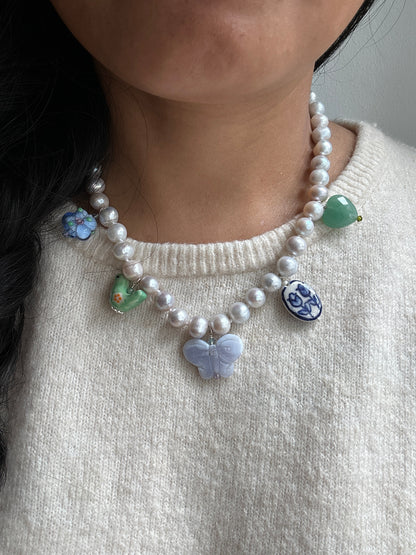 Wild Heart Garland Necklace Fern - One Of A Kind