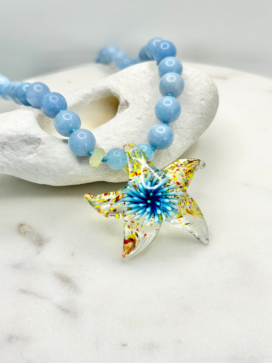 Celestial Sea Burst Ocean Necklace