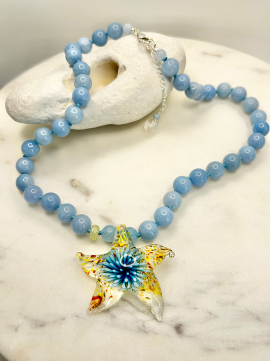 Celestial Sea Burst Ocean Necklace