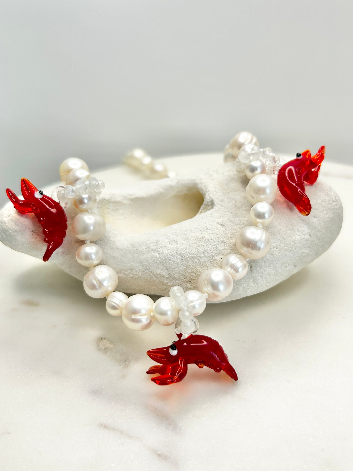 Trio Gambas Necklace