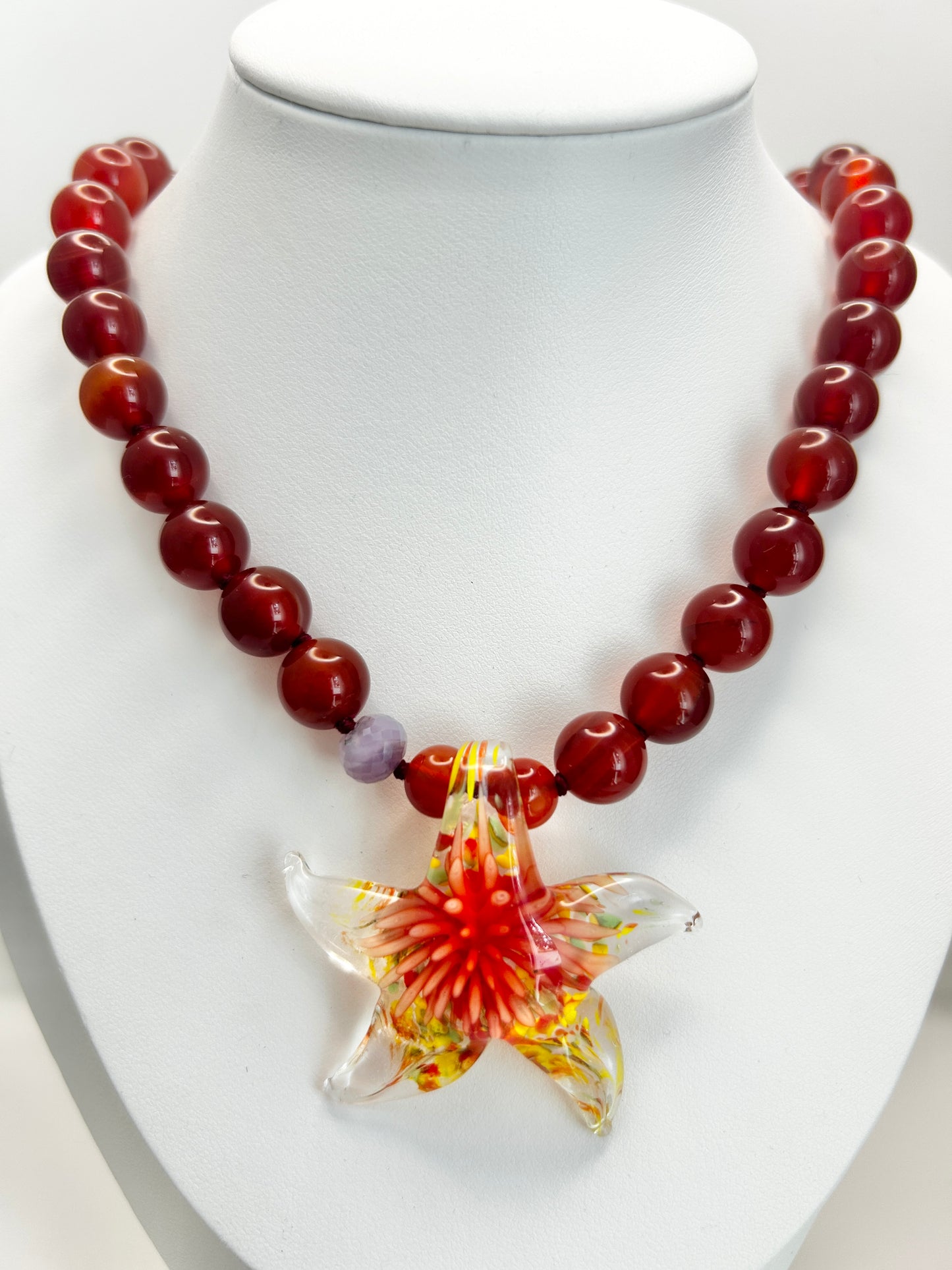 Celestial Sea Burst Sunset Necklace