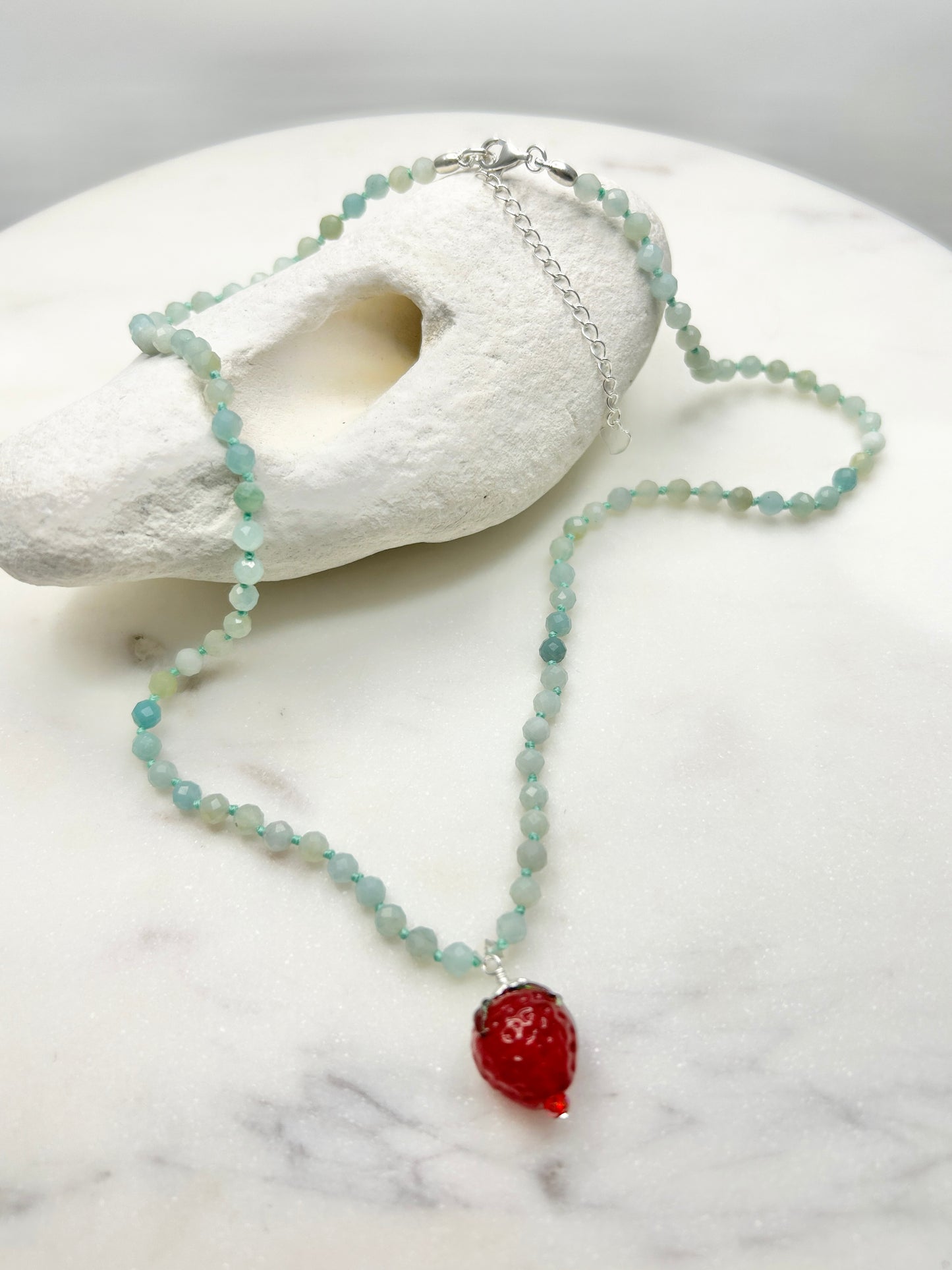 Fruit Gem Drops Necklace Amazonite