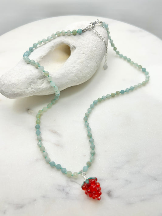 Fruit Gem Drops Necklace Amazonite