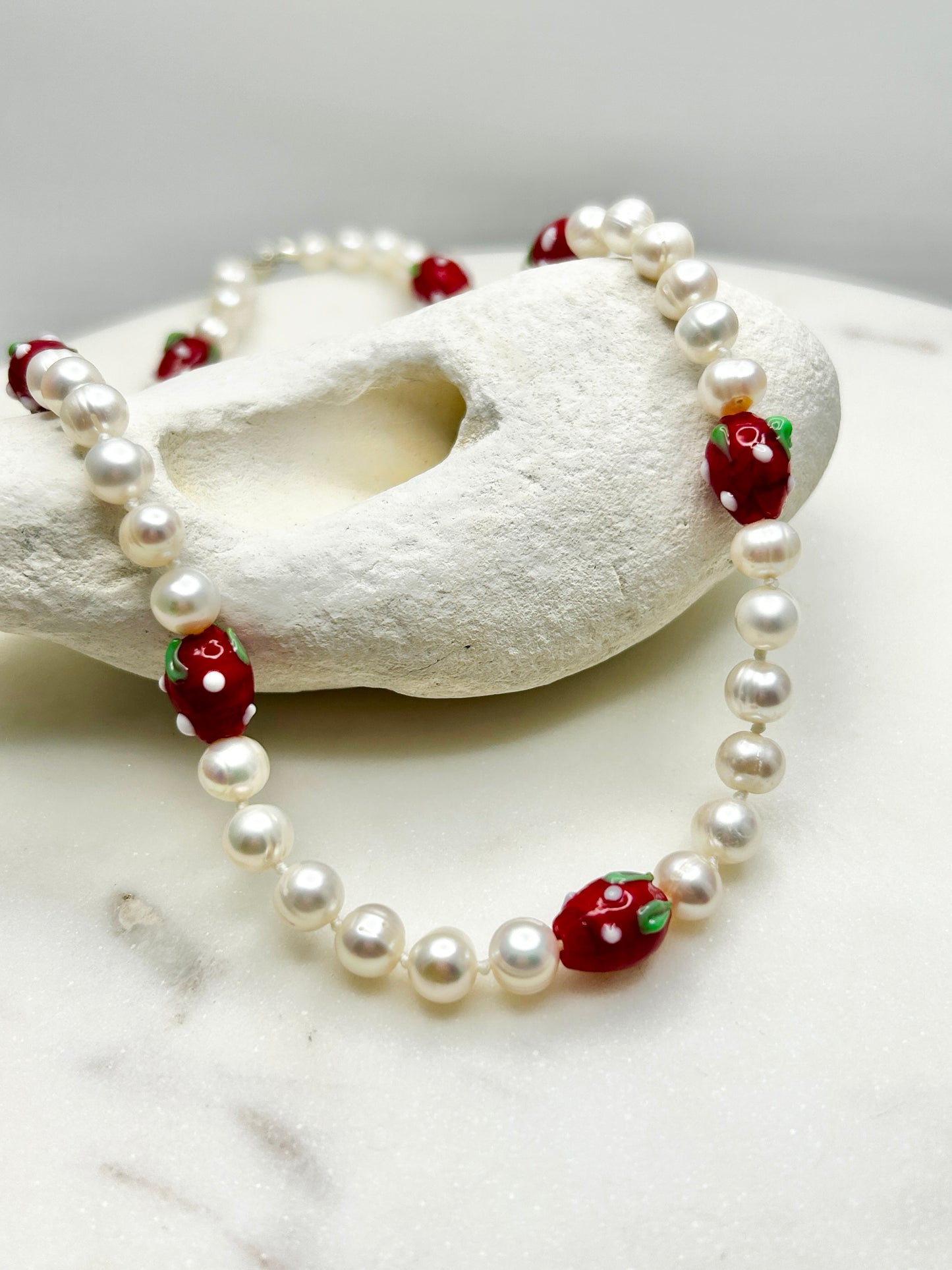 Strawberry Pickin' Necklace