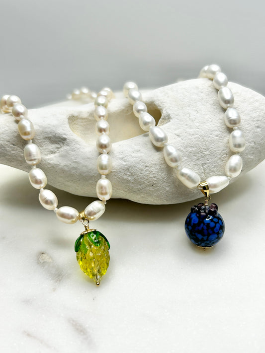 Fruit Cream Drops Necklace