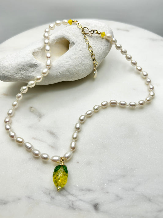 Fruit Cream Drops Necklace