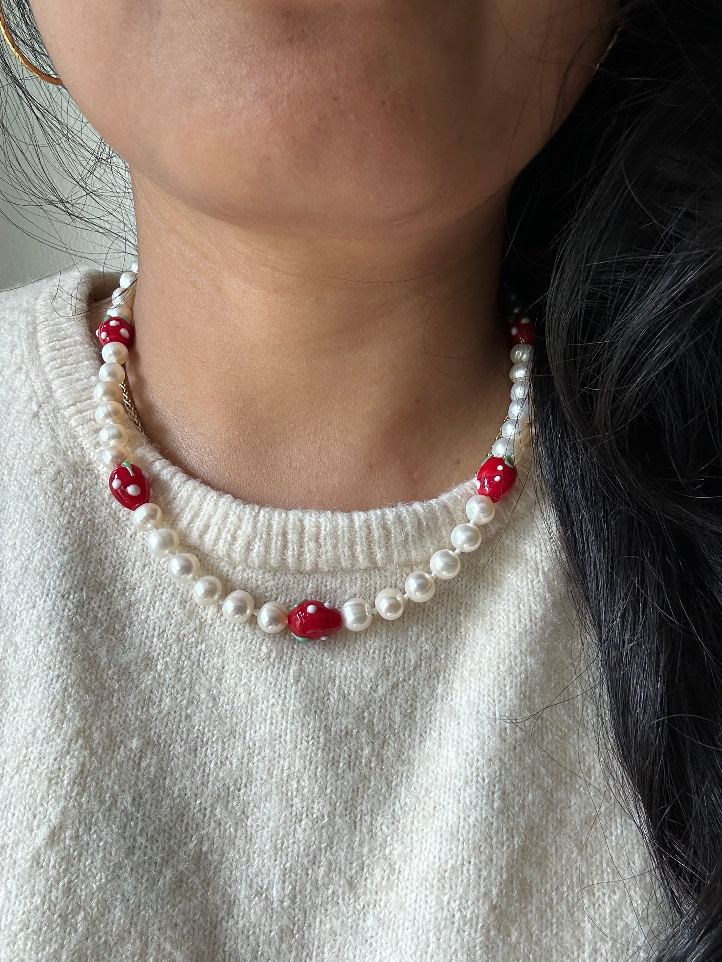 Strawberry Pickin' Necklace