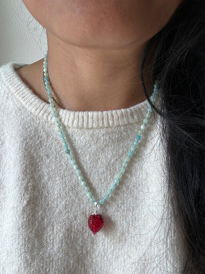 Fruit Gem Drops Necklace Amazonite