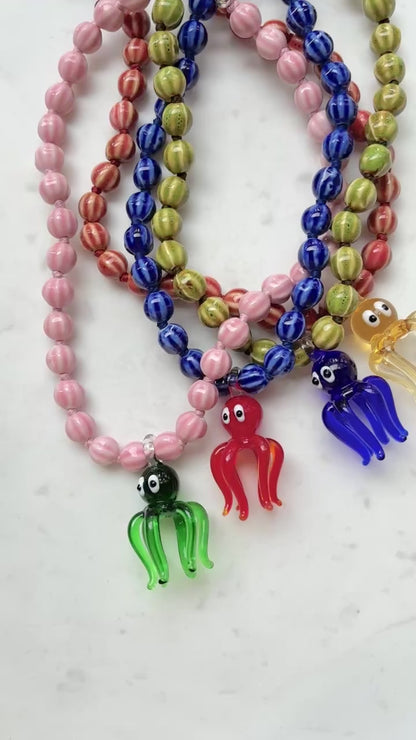 Little Kraken Golden Necklace - Limited