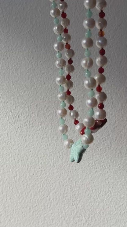 Pearly Star Necklace