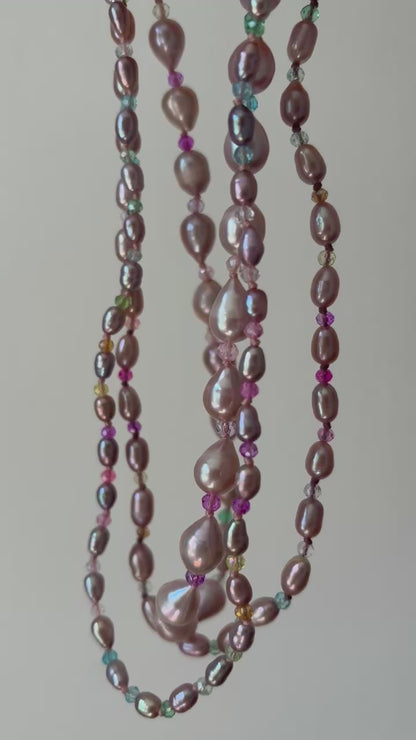 Rainbow Sprinkles Delight Mini Necklace