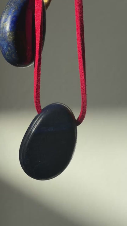 Lapis Lazuli Pebble Pendant