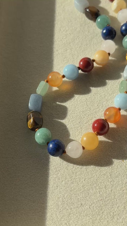 Jelly Bean Mix Necklace