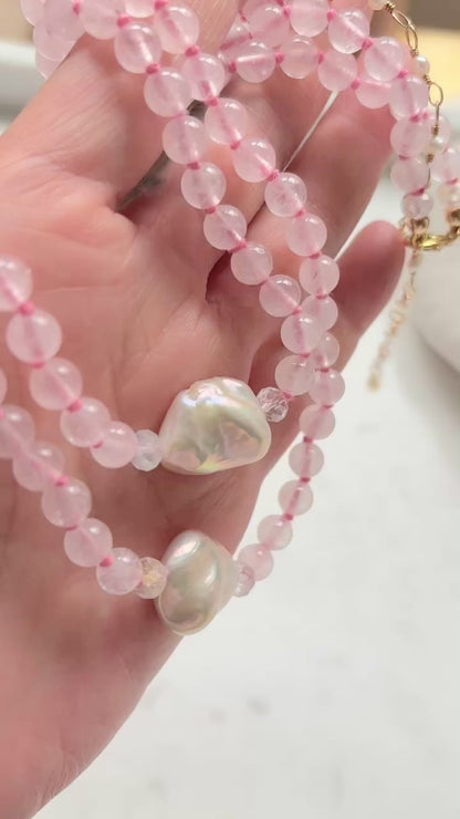 Baroque Embrace Rose Necklace - Limited