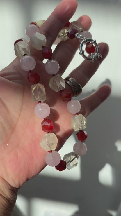 Warm Lemon Candy Mix Necklace - Limited