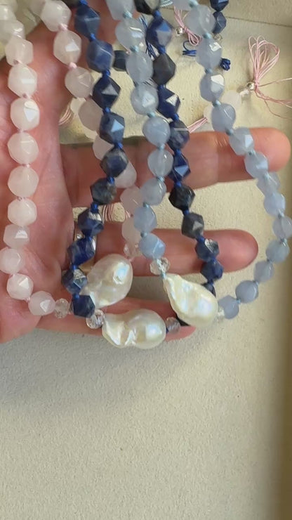 Star Cut Embrace Sodalite Necklace - Limited