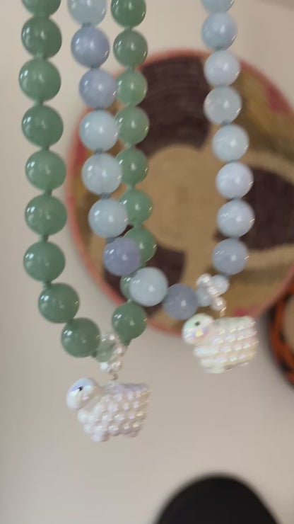 Baa Baa Sheep Grass Necklace