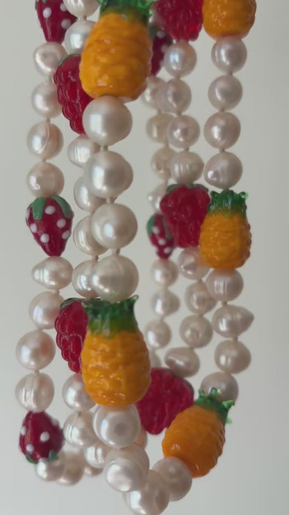 Strawberry Pickin' Necklace