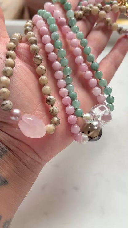 Pebble Pop Burmese Jade Necklace - Limited