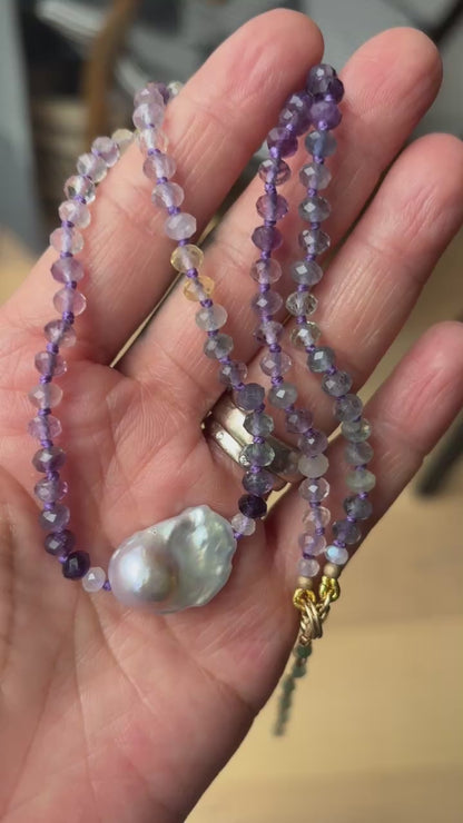 Facets Embrace Fluorite Necklace - Limited