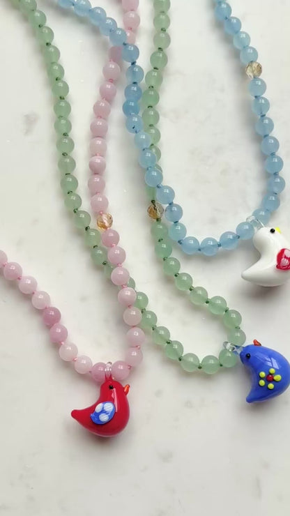 Tweet Tweet Cloud Necklace