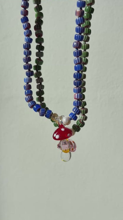 NEW Shroom Bloom Leaf Necklace