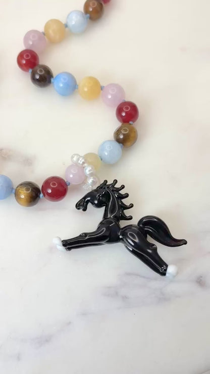 Wild Horse Midnight Necklace