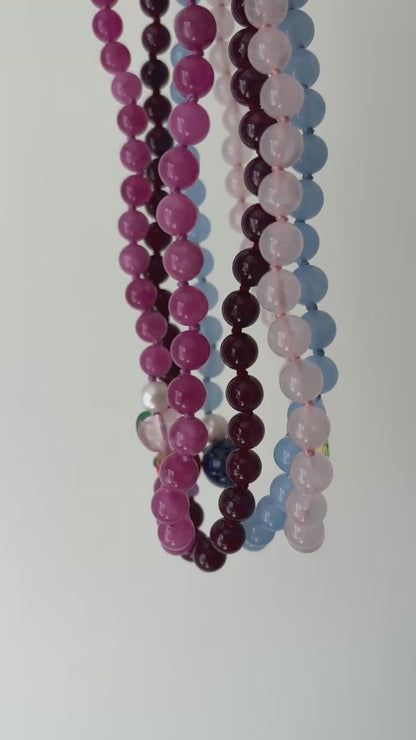 Peach Fruit Loops Necklace - Limited